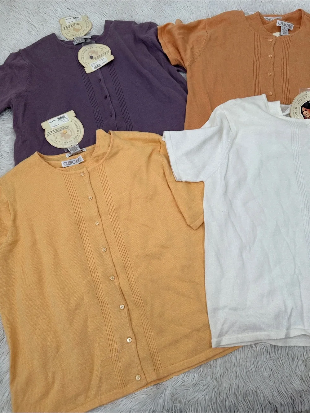 🥕 Bundle of 5 Cherokee Cardigan Sweater Sets Size L/XL